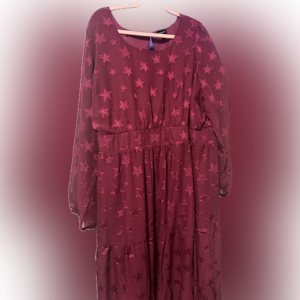 red dress with stars size 3